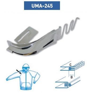 Приспособление UMA-245 30-15 мм (для канта со шнуром)