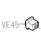 Фиксатор колодки петлителя VE45 (original)