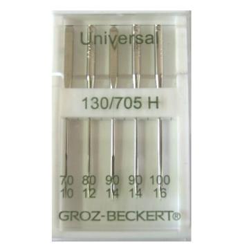 Игла Groz-beckert 130/705H №  70-100 (70(1) 80(2) 90(1) 100(1)(5 шт/уп)