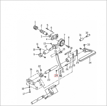 Jack Гайка 114S16004 (original)
